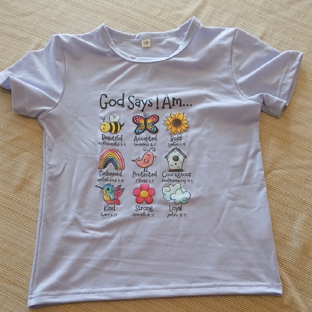 God Says I Am Children's Tee